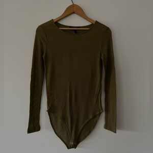 Women’s Olive Green Bodysuit